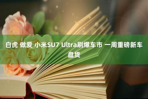 白虎 做爱 小米SU7 Ultra刷爆车市 一周重磅新车盘货